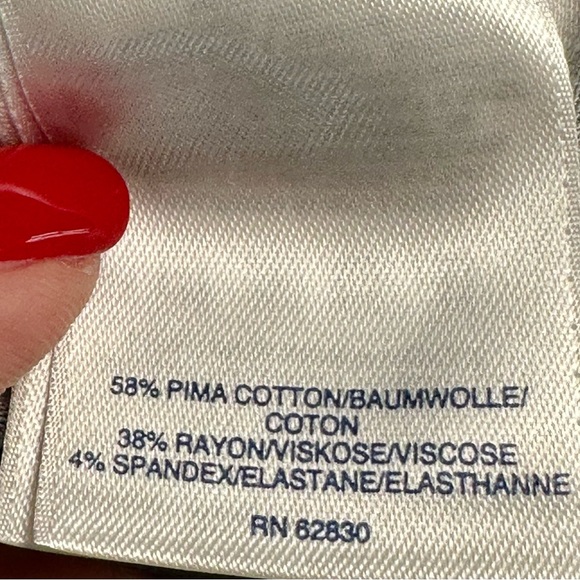 Sleeveless Faux Wrap dress from Lands End in Blue and White - Picture 3 of 3